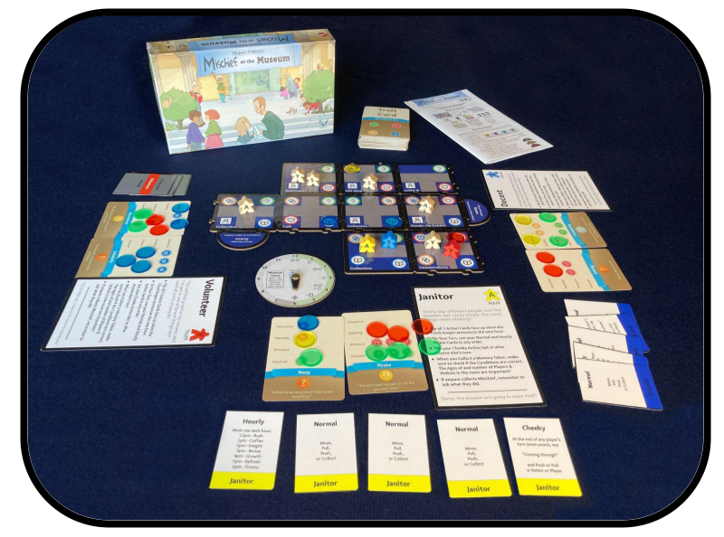 Game set up for 3 players
